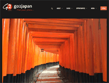 Tablet Screenshot of go2japan.org